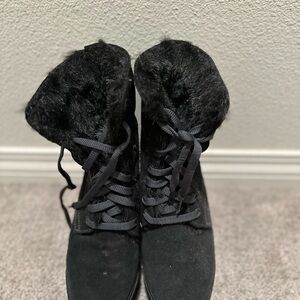 Bakers Faux Fur Boots - Size 37